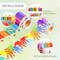 65.6-Ft Crayon Bulletin Board Borders – 2-Pack Die-Cut Rainbow Border Trim Rolls for Classroom, School, Office, and Wall Decorations – Durable & Easy-to-Cut School Supplies